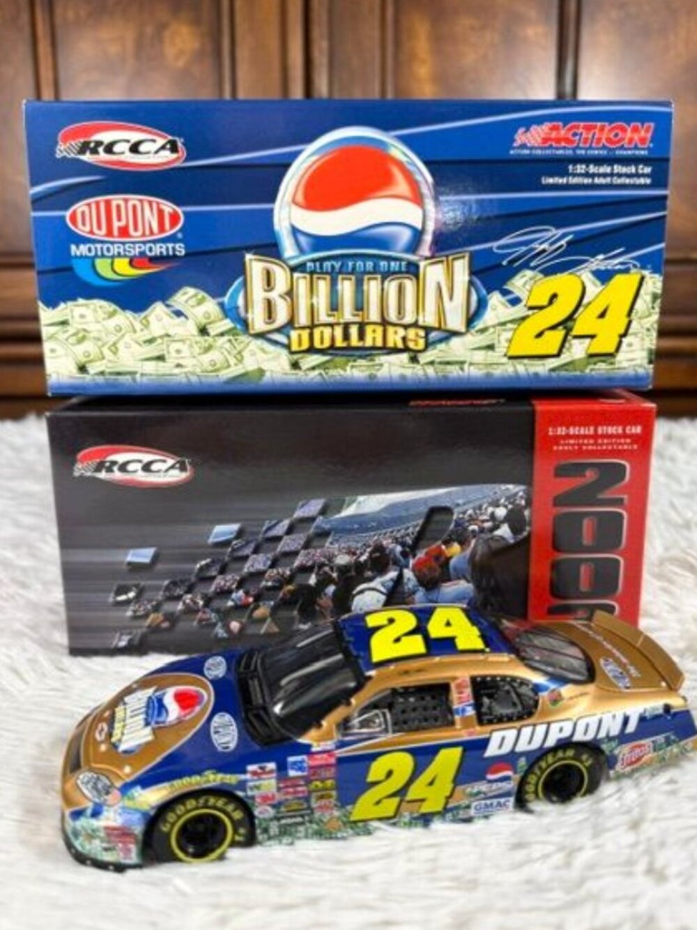 Vintage Jeff Gordon Pepsi Billion Dollar 2003 Monte Carlo Club Car 1:32 Scale